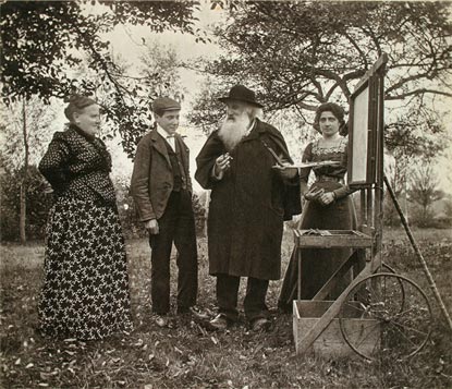 Camille Pissarro and Family 1895